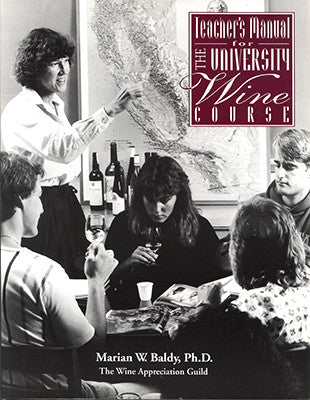 Front cover image for the book University Wine Course Teacher's Manual
